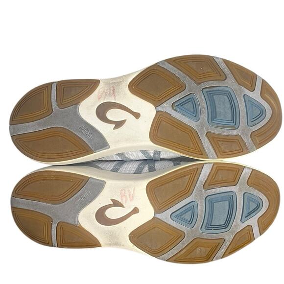 OLUKAI Mio Li in Mist Grey/Poi Mesh Lace Up Sneakers Men's Size 8 - Picture 5 of 10